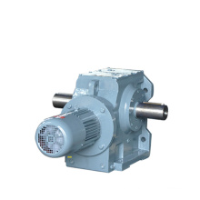 S series dual shaft output helical worm gear speed reducer